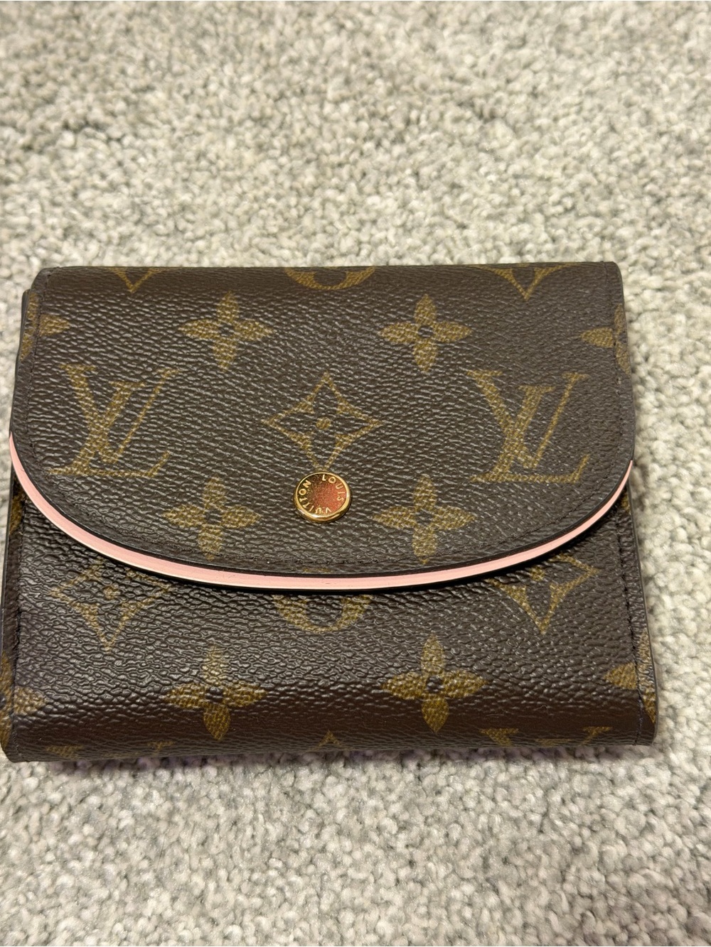 Louis Vuitton Monogram with Rose Ballerine Compact Ariane Wallet